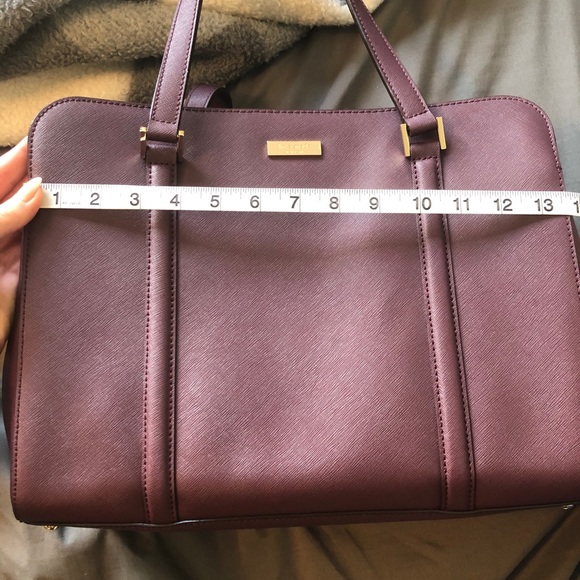 Kate Spade Purple Purse - Picture 7 of 9